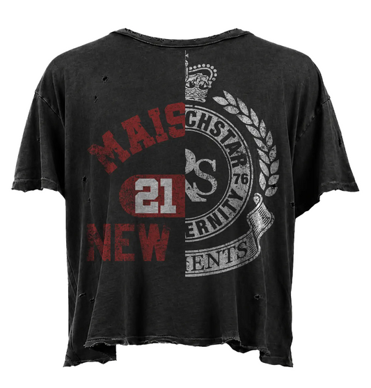 Collegiate Tee Black